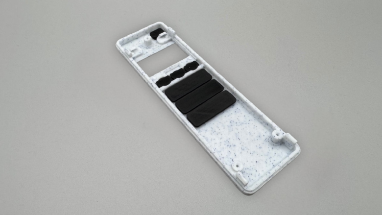 Inserted button caps