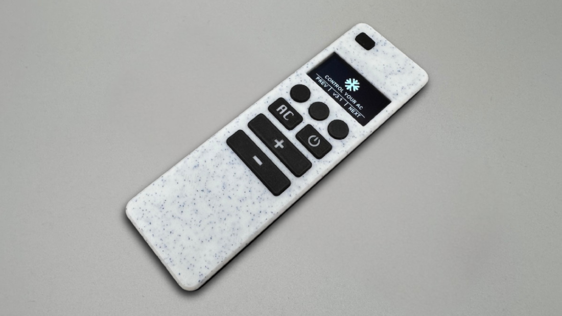 Fully assembled remote!